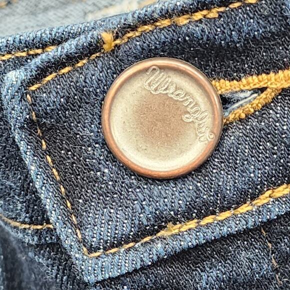 Wrangler Jeans Womens 5/6 X 30 Dark Wash Ultimate Riding Q-Baby Mid-Rise Bootcut - Picture 2 of 13